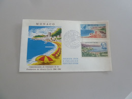 Monaco - Centenaire De La Fondation - 60c. Et 30c. - Yt 694 Et 692 - Enveloppe Premier Jour D'Emission - Année 1966 - - FDC