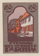 25 PFENNIG 1922 Stadt PARCHIM Mecklenburg-Schwerin DEUTSCHLAND Notgeld #PJ145 - [11] Lokale Uitgaven