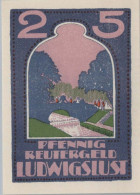 25 PFENNIG 1922 Stadt LUDWIGSLUST Mecklenburg-Schwerin UNC DEUTSCHLAND #PI719 - [11] Local Banknote Issues