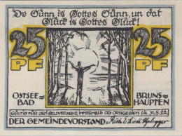 25 PFENNIG 1922 Stadt EMDEN Hanover UNC DEUTSCHLAND Notgeld Banknote #PI540 - [11] Local Banknote Issues