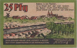 25 PFENNIG 1922 Stadt BEVERSTEDT Hanover DEUTSCHLAND Notgeld Banknote #PF810 - [11] Lokale Uitgaven