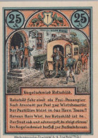 25 PFENNIG 1921 Stadt RODA BEI ILMENAU Thuringia UNC DEUTSCHLAND Notgeld #PI938 - [11] Local Banknote Issues