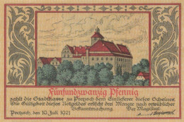 25 PFENNIG 1921 Stadt PRETZSCH Saxony UNC DEUTSCHLAND Notgeld Banknote #PB726 - [11] Emissioni Locali