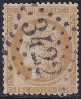 France 1873 Sc 61 Yt 55 Used "3422" (Solesmes) GC Cancel - 1871-1875 Ceres