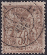 France 1876 Sc 73 Yt 69 Used - 1876-1878 Sage (Type I)