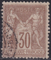 France 1876 Sc 73 Yt 69 Used - 1876-1878 Sage (Type I)