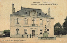 10 BRIENNE LE CHATEAU AD#MK651 HOTEL DE VILLE ET STATUE DE BONAPARTE - Other & Unclassified