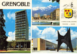 38 GRENOBLE AE#DC217 LA MAIRIE LA GARE LE STABILE DE CALDER L ISERE ET BELLEDONNE - Grenoble