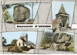 71 UCHON AE#DC666 CARTE SOUVENIR  EGLISE ROCHER - Altri & Non Classificati