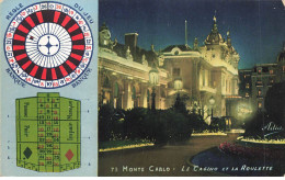 MONACO AD#MK146 MONTE CARLO LE CASINO ET LA ROULETTE - Monte-Carlo