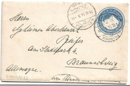 (C05) - 1P. LETTER SHEET STATIONNERY WITH ONOTO WARERMARK ALEXANDRIE / C => GERMANY 1914 - 1866-1914 Khedivato De Egipto