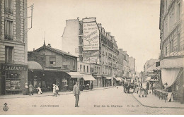 92 ASNIERES SUR SEINE AF#DC444 RUE DE LA STATION MAGASINS RESTAURANT ATTELAGE - Asnieres Sur Seine