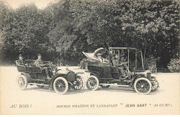 92 NANTERRE AF#DC457 CARTE PUBLICITAIRE SOCIETE DES VOITURES JEAN BART DOUBLE PHAETON ET LANDAULET AU BOIS - Nanterre