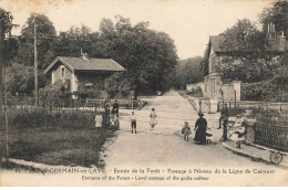 78 ST GERMAIN EN LAYE AF#DC379 PASSAGE A NIVEAU DE LA LIGNE DE CEINTURE ENTREE DE LA FORET ENFANTS - St. Germain En Laye