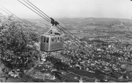 65 LOURDES AF#DC308 CARTE PHOTO TELEPHERIQUE GOUFFRE DE LOURDES VUE DE LA VILLE - Lourdes