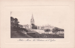 91 - ATHIS MONS - Le Chateau Et L'église - Athis Mons