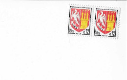 1353 A Clair Tenant à Normal Paire Horizontale - Unused Stamps