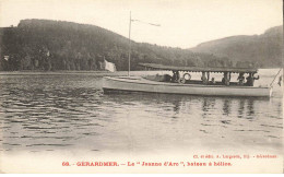 BATEAUX AF#DC635 GERADMER LA JEANNE D ARC BATEAU A HELICE SUR LE LAC - Sonstige & Ohne Zuordnung