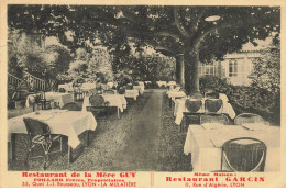 69 LYON AG#MK395 RESTAURANT DE LA MERE GUY RESTAURANT GARCIN - Lyon 1