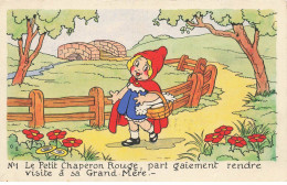 WALT DISNEY AG#MK529  LE PETIT CHAPERON ROUGE PART GAIEMENT RENDRE VISITE A SA GRAND MERE - Altri & Non Classificati