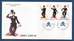 Albanie - FDC - Premier Jour - Charlie Chaplin - 1999 - Yémen