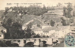 19 VIGEOIS AH#AL00154 LA VEZERE AU PONT DE VIGEOIS - Sonstige & Ohne Zuordnung