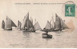 80 CAYEUX SUR MER  AH#AL00758 BATEAUX DE PECHE UN JOUR DE CONCOURS - Cayeux Sur Mer