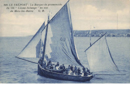 76 LE TREPORT AI#DC618 LA BARQUE DE PROMENADE LEONE-SOLANGE EN VUE DES MERS-DE-BAINS - Le Treport