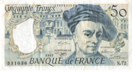 50 Francs QUENTIN DE LA TOUR 1992 - 50 F 1976-1992 ''Quentin De La Tour''