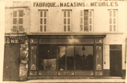 Rochefort Sur Mer * RARE Carte Photo * Fabrique Et Magasins De Meubles , Face Porte Carnot * 1908 - Rochefort