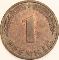 Germany Federal Republic - Pfennig 1986 G, KM# 105 (#4499) - 1 Pfennig