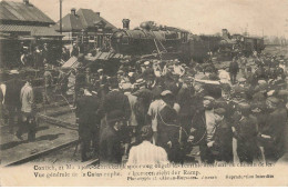 BELGIQUE AF#DC795 CONTICH KONTICH 21 MAI 1908 TERRIBLE ACCIDENT DE CHEMIN DE FER TRAINS LOCOMOTIVES - Kontich