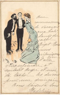 ILLUSTRATEURS AG#MK642 DEUX HOMMES ET UNE FEMME PAR ILLUSTRATEUR J WELG - Sonstige & Ohne Zuordnung