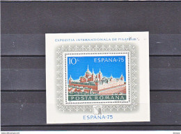 ROUMANIE 1975 L'ESCURIAL Yvert BF 117, Michel Block 119 NEUF** MNH Cote 6 Euros - Blocchi & Foglietti