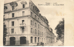 88 BAINS LES BAINS AI#DC705 LE GRAND HOTEL - Bains Les Bains