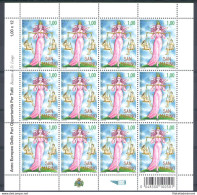 2007 San Marino , Pari Opportunità , N. 2165 - Minifoglio 12 Valori Con Codice  - Blokken & Velletjes