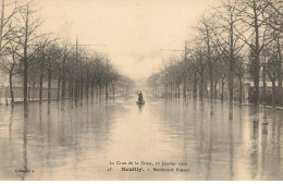 92 NEUILLY SUR SEINE AI#DC774 LA CRUE DE LA SEINE JANVIER 1910 LE BOULEVARD BINEAU - Neuilly Sur Seine