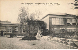 92 SURESNES AI#DC752 GROUPE SCOLAIRE DE LA RUE VOLTAIRE MATERNELLES ET LE TOBOGAN ENFANT - Suresnes