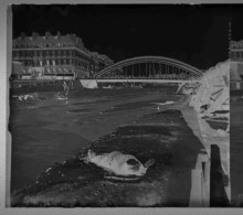 PHOTOGRAPHIE PLAQUE DE VERRE STÉRÉO. ANCIEN PONT MAUDIT, NANTES, LOIRE-ATLANTIQUE - Glass Slides