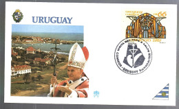 80054 -  Voyage Du  Pape JEAN  PAUL  II - Uruguay