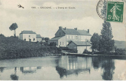 58 GACOGNE AH#AL00541 L ETANG ET L ECOLE - Otros & Sin Clasificación