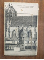 27 BEAUMONT LE ROGER AI#DC212 SOUVENIR CARTE A SYSTEME EN BOIS L EGLISE LA TOUR ET LE PORCHE - Beaumont-le-Roger