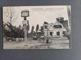 EXPOSITION DE BRUXELLES 1910  INCENDIE DES 14-15/08 1910  UNE PARTIE DE L AVENUE DES NATIONS DEVASTEE - Expositions Universelles