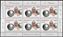 MONACO - ANNEE 2001 - PETANQUE - F 2303 - NEUF** MNH - Nuovi