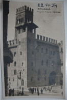 Bologna Angolo Piazza Re Enzo - Viaggiata 1924 - Annullo Etichetta "PER CHI AMA LA PROPRIA SALUTE SALSOMAGGIORE" - Bologna