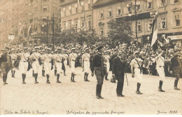 TCHEQUIE #FG54488 PRAGUE FETES DES SOKOLS GYMNASTES FRANCAIS CARTE PHOTO 1920 - Czech Republic