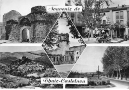 66 THUIR CASTELNOU AK#DC569 MULTI-VUES SOUVENIR PORTE DE CASTELNOU THUIR PLACE GABRIEL PERI - Altri & Non Classificati