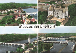 24 MAUZAC AK#DC448 MULTI-VUES DE LA VILLE ET SES ENVIRONS LANQUAIS LE CHATEAU LALINDE L EGLISE - Otros & Sin Clasificación