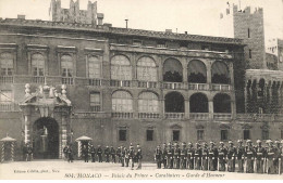 MONACO AM#DC146 PALAIS PRINCIER LES CARABINIERS LA GARDE D HONNEUR - Palazzo Dei Principi