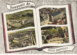 76 PETIT QUEVILLY AJ#MK640 SOUVENIR MULTI VUES ECOLES L EGLISE MAIRIE - Le Petit-Quevilly